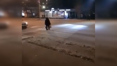Умный пешеходный переход появился в Северном районе нелегально 