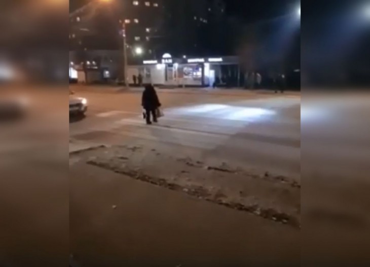 Умный пешеходный переход появился в Северном районе нелегально 