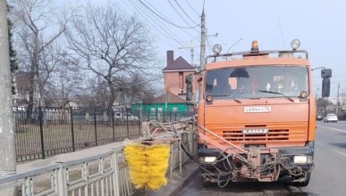 В Северном районе идет активная уборка улично – дорожной сети