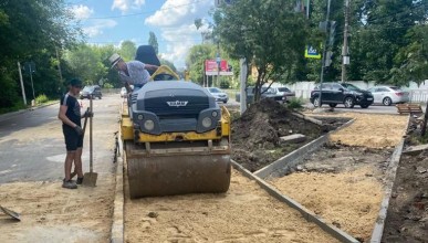 В Северном районе Воронежа комиссия приняла первые благоустроенные дворы