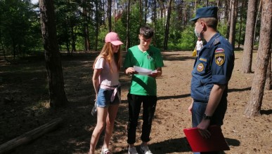 В Северном районе Воронежа идет усиленное патрулирование лесных массивов