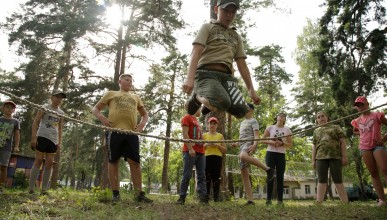 В Воронеже начал свою работу оборонно-спортивный лагерь «Отечество»