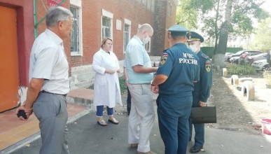 В Северном районе Воронежа прошла тренировка по развертыванию санитарно-обмывочного пункта