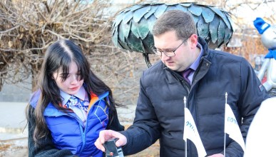 Презентация штемпеля с изображением Котенка с улицы Лизюкова