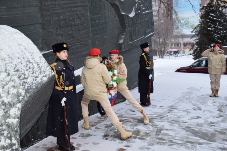 В Северном районе почтили память освободителей Воронежа
