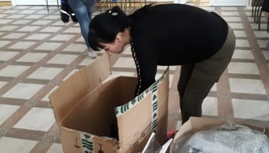 В Северном районе продолжается прием гуманитарной помощи