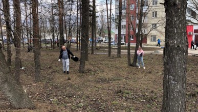 В Северном районе продолжаются уборка в рамках месячника по благоустройству