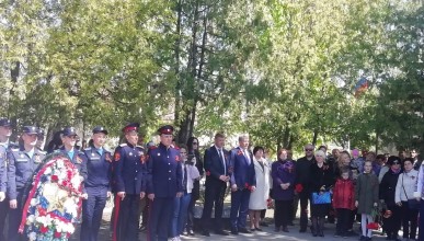 В Северном районе прошел торжественный митинг ко Дню Победы