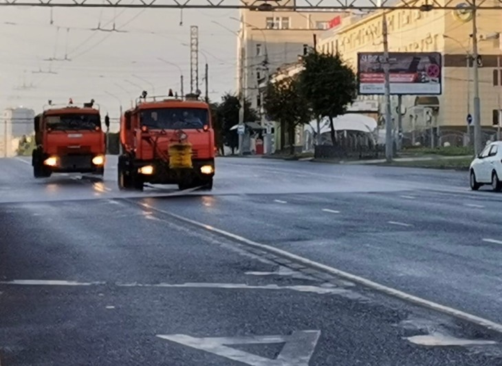 В Северном районе тщательно следят за уборкой дорожного полотна