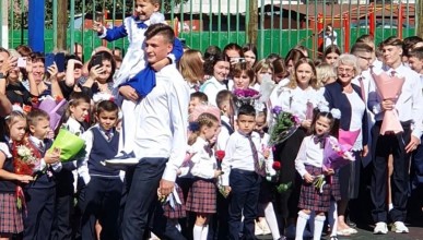 Вчера в Северном районе прошли торжественные линейки ко Дню знаний