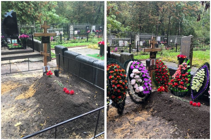 Полиция опровергла версию с поджогом могилы погибшего при спецоперации воронежского офицера 