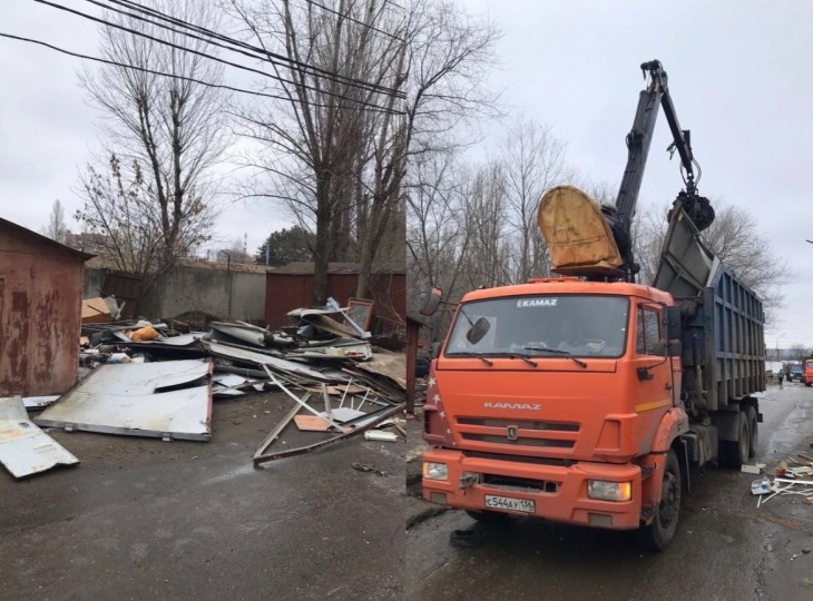 Демонтаж самовольных построек в Северном районе