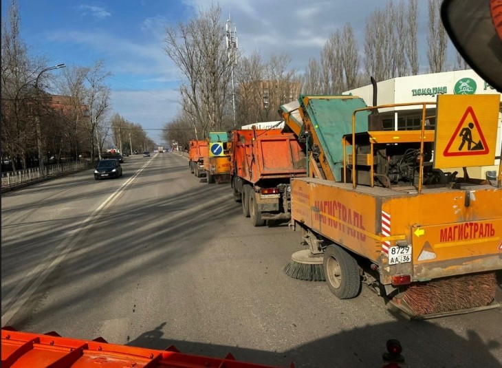 Уборка улично-дорожной сети в Северном районе