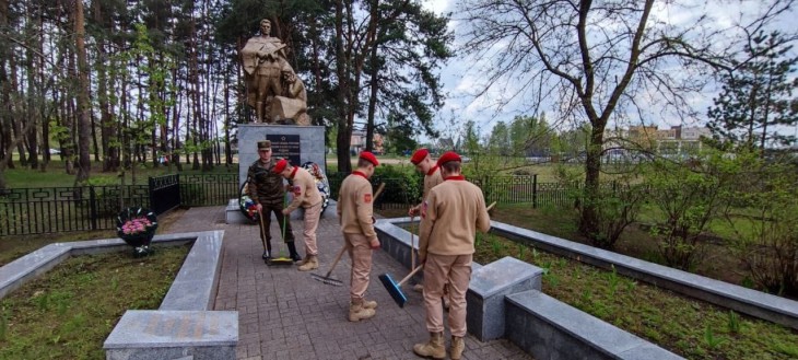 В Подгорном полным ходом идет подготовка ко Дню Победы