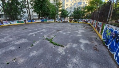 Спортивную площадку «из американского гетто» заметили в Воронеже