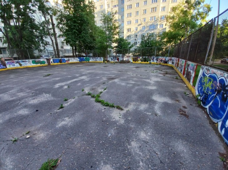 Спортивную площадку «из американского гетто» заметили в Воронеже