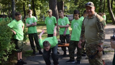 В оборонно-спортивном лагере «Отечество» прошли соревнования «Вихрь»