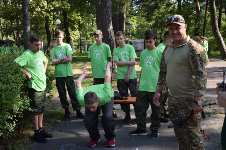 В оборонно-спортивном лагере «Отечество» прошли соревнования «Вихрь»