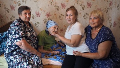 В Коминтерновском районе 100-летний юбилей отметила ветеран Великой Отечественной войны Анна Шевелева