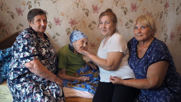 В Коминтерновском районе 100-летний юбилей отметила ветеран Великой Отечественной войны Анна Шевелева