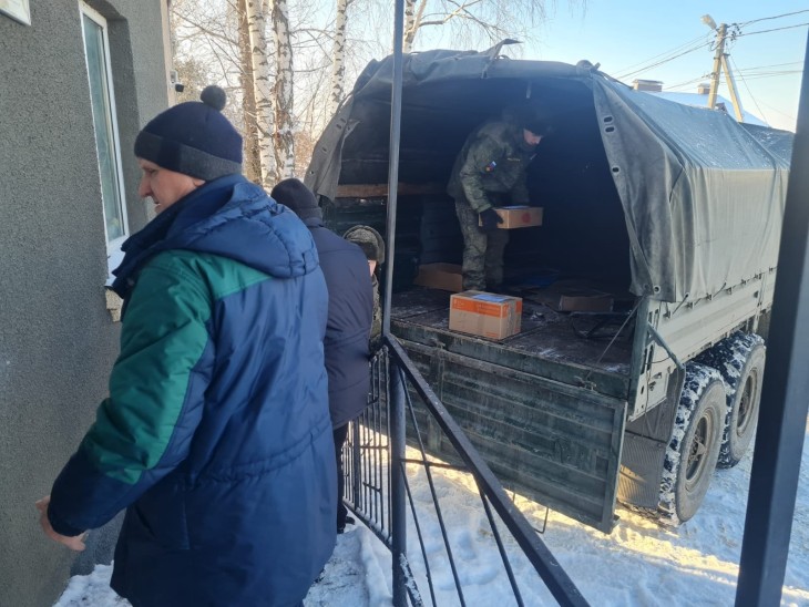 Из Коминтерновского района отправили груз гуманитарной помощи