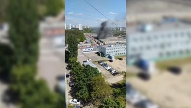 1 мая воронежцы сообщили о густом черном дыме в Коминтерновском районе города