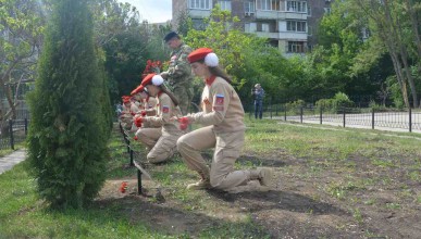 По инициативе депутата городской думы в воронежской школе организовали Аллею Героев