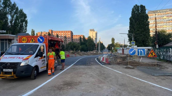 В Воронеже открыли движение по улице Хользунова у бывшего «Птичьего рынка»