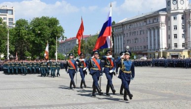 Парад Победы Воронеж Северный район 