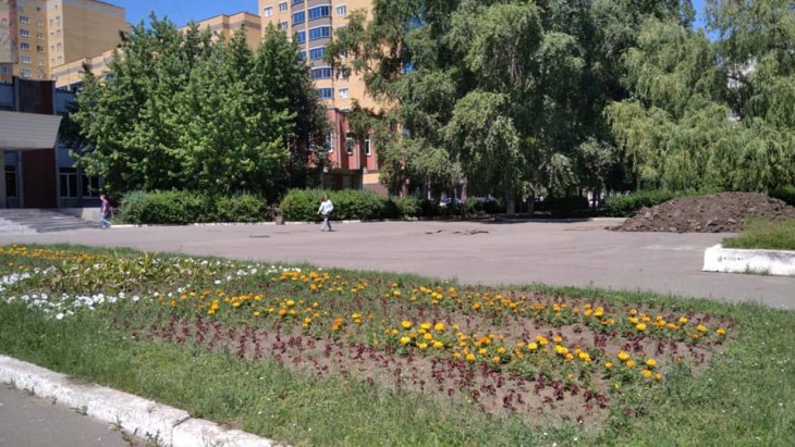 Благоустройство сквера Воронеж Северный район 