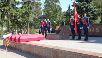 В Коминтерновском районе перезахоронили останки 45-ти воинов Воронеж Северный район 