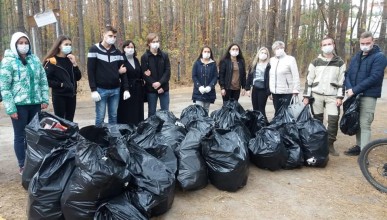 Экологическая акция прошла в Северном лесу ВОРОНЕЖ СЕВЕРНЫЙ РАЙОН 