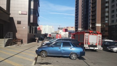 Много пожарных машин на Московском проспекте. Воронеж Северный район