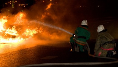 В Северном сгорели три автомобиля. Воронеж Северный район