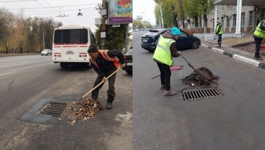 Ливневки города готовят к обильным осадкам. Воронеж Северный район