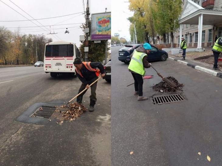 Ливневки города готовят к обильным осадкам. Воронеж Северный район